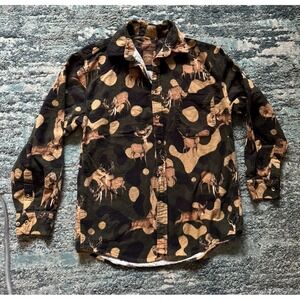 Marino  Bay camo deer hunting men's M Flannel